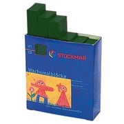 みつろうブロッククレヨン 単色 12本 緑 ST36007