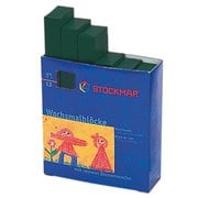 みつろうブロッククレヨン 単色 12本 青緑 ST36008