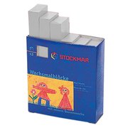 みつろうブロッククレヨン 単色 12本 白 ST36016