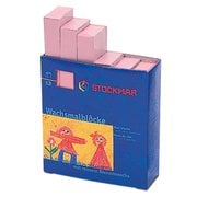 みつろうブロッククレヨン 単色 12本 ピンク ST36024