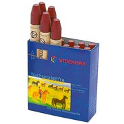 みつろうスティッククレヨン 単色 12本 洋紅色 ST33001