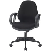 高耐荷重 チェア ブラック 肘付き CKT-112-BK