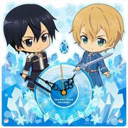 ソードアート・オンライン アリシゼーション War of Underworld ぷちちょこ アクリル置時計 キリト＆ユージオ [キャラクターグッズ]