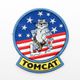 TOP GUN シールワッペン TOMCAT [キャラクターグッズ]