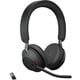 Jabra Evolve2 65 - USB-A MS Teams Stereo ヘッドセット USB-Aアダプタ付属 Microsoft Teams認定 ブラック 26599-999-999