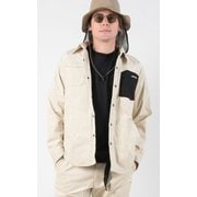 Corduroy Shirt POH-21001 SN11 off white Lサイズ [アウトドア シャツ メンズ]