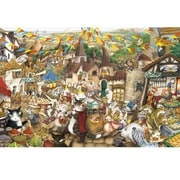 10-1399 ワチフィールド タシルのモーニングマーケット [ジグソーパズル 1000ピース（完成サイズ:50×75cm）]