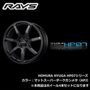 HOMURA HYUGA HP07シリーズ 18インチ×8J FACE:FACE-2 INSET:45(34) H/P.C.D.:5/100 DRILL:Φ29-Φ15 BORE:Φ65 カラー:APJ カラー