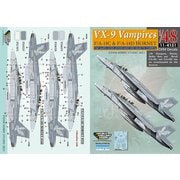 11-4151 USN/USMC F/A-18C/D VX-9 バンパイヤーズ [エアクラフト用デカール 1/48スケール]