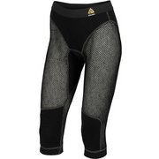 ウールネット 3/4 ロングス ウーマン WOOLNET 3/4 LONGS WOMAN Black Sサイズ [機能性スポーツウェア アンダーウェア レディース]