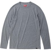 クライムウールロングスリーブティー Climb Wool L/S Tee TOMSJM03 (STL)スティール Mサイズ [アウトドア アンダーウェア メンズ]