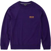 LOGO Sweat Crew TOMSJB71 (PP)パープル Lサイズ [アウトドア スウェット メンズ]