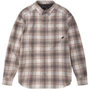 オンブレチェック柄長袖シャツ Ombre L/S Shirt TOMSJB76 (OTM)オートミール Mサイズ [アウトドア シャツ メンズ]