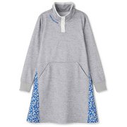 012-1224501-020-0 [バルキーダンボールニット 長袖 スウェットハイネックワンピース レディース サイズ：0 グレー]