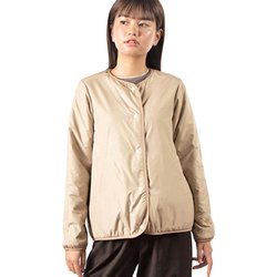 Foxfire レディース ニットフリースブルゾンS ベージュ・グレー Foxfire レディース ニットフリースブルゾンS ベージュ・グレー