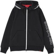 012-1262502-010-2 [バルキーダンボールニット スウェットフルジップフーディー レディース サイズ：2 ブラック]