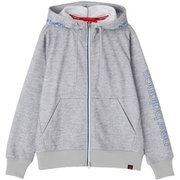 012-1262502-020-2 [バルキーダンボールニット スウェットフルジップフーディー レディース サイズ：2 グレー]