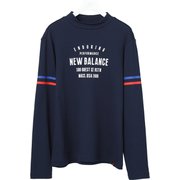 012-1267004-120-5 [ダブルフェイス裏アイレットメッシュ 長袖モックネックプルオーバー メンズ サイズ：5 ネイビー]