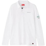 012-1269003-030-6 [ダブルフェイス 裏アイレットメッシュ 長袖カラーシャツ メンズ サイズ：6 ホワイト]