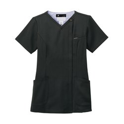 医療・介護 白衣 レディスジップスクラブ チャコールグレー 3L 7082SC-15-3L