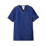 医療・介護 白衣 スクラブ インディゴ 4L 7061SC-7-4L