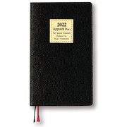 限定 2022年1月始まり Appoint(アポイント) 1週間+横罫 手帳サイズ ブラック E1300