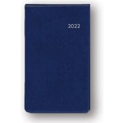 限定 2022年1月始まり Appoint(アポイント) 大きな文字シリーズ 1ヶ月ホリゾンタル 縦開き 薄型 手帳(ミニ)サイズ ネイビー E8315