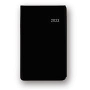 限定 2022年1月始まり Appoint(アポイント) 大きな文字シリーズ 1ヶ月ホリゾンタル 縦開き 薄型 手帳(ミニ)サイズ ブラック E8302