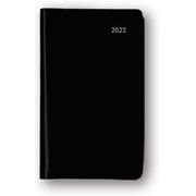 限定 2022年1月始まり Appoint(アポイント) 大きな文字シリーズ 1週間+横罫 手帳サイズ ブラック E8311