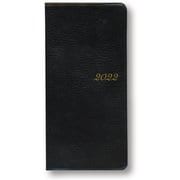 限定 2022年1月始まり APPOINT DIAR PREMIUM（アポイントプレミアム） 1ヶ月横罫 薄型 本革 手帳サイズ ブラック E1601
