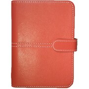 限定 2022年1月始まり システム手帳 ミニサイズ6穴 ラヴェンナ 見開き2週間 レッド K3129