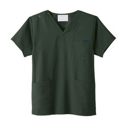 医療・介護 白衣 スクラブ モスグリーン SS 7013SC-18-SS