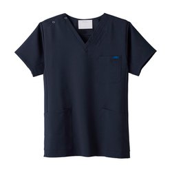 医療・介護 白衣 スクラブ ダークネイビー 3L 7013SC-17-3L