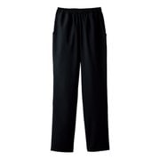 医療・介護 パンツ レディスストレートパンツ(総ゴム) ブラック L 6013SC-9-L