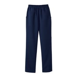 医療・介護 パンツ レディスストレートパンツ（総ゴム） ダークネイビー 3L 6013SC-17-3L