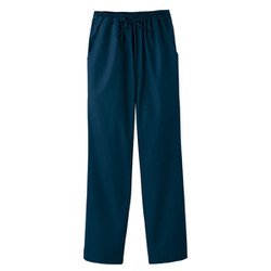 医療・介護 パンツ レディスストレートパンツ ミッドナイトネイビー L 6012SC-25-L