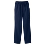 医療・介護 パンツ レディスストレートパンツ ダークネイビー LL 6012SC-17-LL