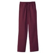 医療・介護 パンツ レディスストレートパンツ ワイン M 6012SC-16-M