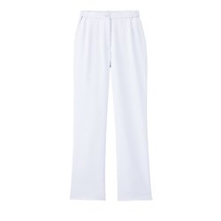 医療・介護 パンツ ストレートパンツ（脇ゴム） ホワイト L 6006EW-1-L
