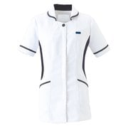 医療・介護 上衣 チュニック ホワイト×ネイビー SS 2017EW-7-SS