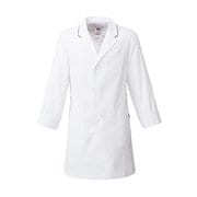 医療・介護 ドクターコート メンズシングルコート ホワイト 4L 1538PP-1-4L