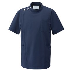 医療・介護 上衣 男子上衣 ネイビー L 1010CR-7-L