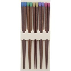 箸 客用箸 22.5cm 5膳組 鉄木 天平