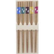 箸 客用箸 23cm 5膳組 すす竹 プチウサギ