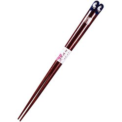 箸 23cm ブルー ふりむき 干支箸 酉