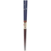 箸 23cm ブルー 十五夜 うさぎ
