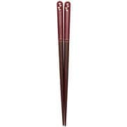 子供 箸 18cm レッド 金座 ハートな気分