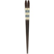 箸 23cm 五角 格子模様