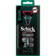 ハイドロ5プレミアム ホルダー（刃付き）＋替刃4コ カミソリスタンド＆缶ケース付 限定 鬼滅の刃 竈門炭治郎モデル