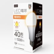 LED電球 40W相当 全方向 4万時間タイプ 電球色 E26口金 10個セット HDLED40W2700K_10pcs